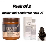 Keratin & Hair Food Oil (Pack of 2)